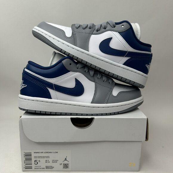 Nike Shoes - Nike Shoes Air Jordan 1 Retro Low WMNS “Stealth French Blue” 2023